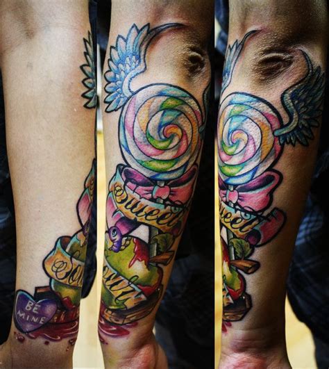 See more ideas about tattoos, sweet tattoos, cool tattoos. sweet & sour | Sweet tattoos, Baby tattoos, Dessert tattoo