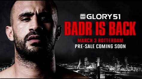 I never really questioned it before, but it is kind of strange and it is getting darker, can anyone share some info on it? GLORY 51: BADR IS BACK - YouTube