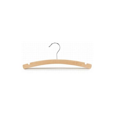 Wooden hanger manufacture from china: Kids 12" Arched Wood Top Hanger