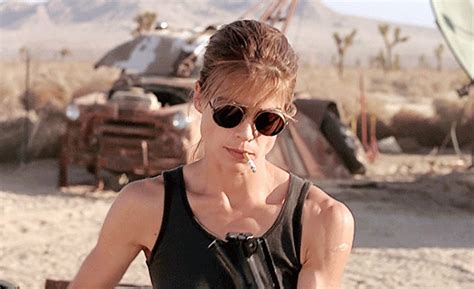 Részlet a terminátorból készült sorozat, a terminator: e-ripley: Linda Hamilton as Sarah... | 448psychosis