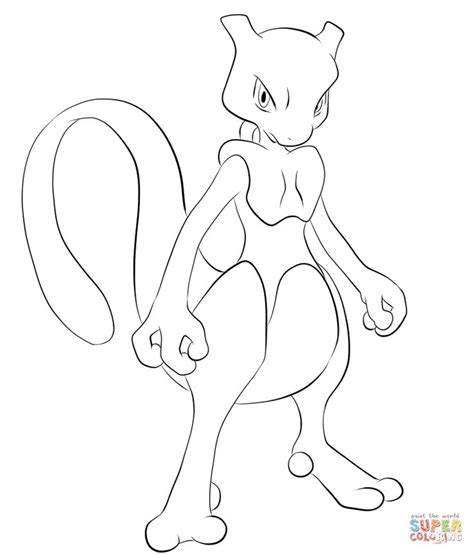 Mewtwo pokemon go coloring pages. Mewtwo | Super Coloring | Pokemon coloring pages, Pokemon ...