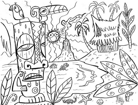 We have collected 40+ tropical island coloring page images of various designs for you to color. Tropical Beach Coloring Pages at GetDrawings | Free download