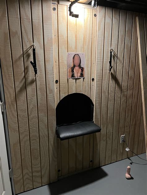 Almost 100% complete with our reverse gloryhole build!! More info in comments. : r/BdsmDIY