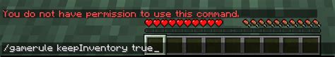 After a while, starting all over again can really strain the player's patience and love for the game. Minecraft Cheats Gamerule Keepinventory - Aviana Gilmore