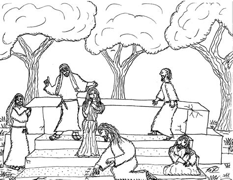 Robin's Great Coloring Pages: Jesus Teaches about Forgiveness