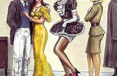 sissy prissy cartoon comic maid transgender drawings man toons helena awkward