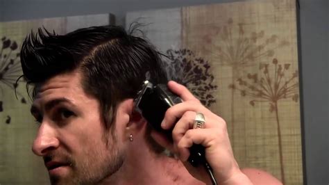 Use a hair trimmer or clippers and turn it upside down, holding it like a pencil. How to Cut, Trim, _ Shape Your Own Hair_ Medium Length Men ...