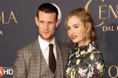 But the two didn't spark rumors of romance until may of that year when they were spotted. Lily James teases future engagement to Matt Smith