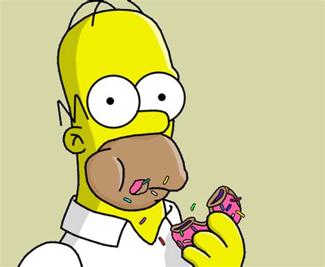 While the simpsons has never tried to. Homer - Desenho de cuguja - Gartic