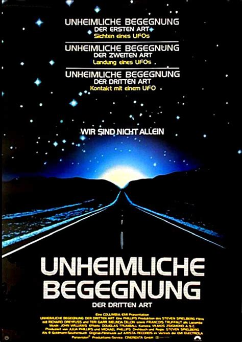 Science fiction adventure about a group of people who attempt to contact alien intelligence. Unheimliche Begegnung der dritten Art: DVD oder Blu-ray ...