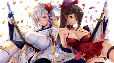 As ever the gallery is called so because i will choose my best girls on their respective category, later on. 2girls anthropomorphism aqua eyes azur lane breasts brown ...