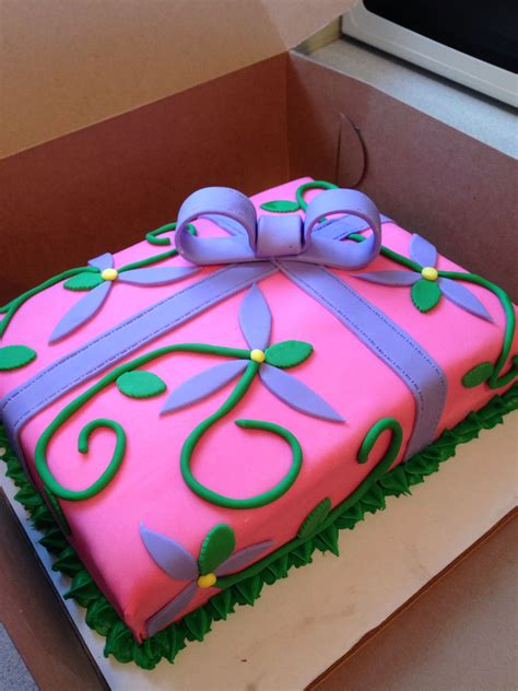 Maybe you would like to learn more about one of these? Gift box pink | Cake designs, Cake, Gift box