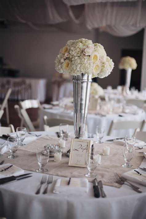 Enjoy free shipping on most stuff, even big stuff. white hydrangea and rose centerpiece | Rose centerpieces ...