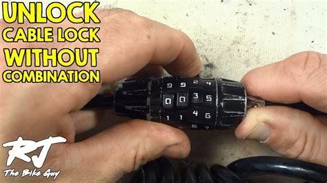 The first number should be directly under the opening mark. How To Unlock Cable Bike Lock Without Combination - YouTube