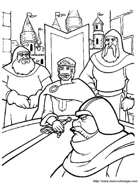 King arthur and the legend of excalibur adult coloring book features 25 hand drawn illustrations that tell the tale of the sword of camelot and the knights of the round table. coloring Excalibur, page excalibur 3