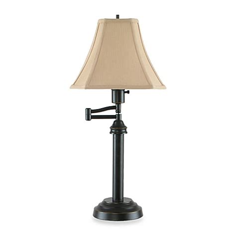 If you remember correctly i bought a $3 brass swing arm lamp at the thriftstore a while ago for my daughter's room. Restoration Bronze Finish Swing Arm Table Lamp - Bed Bath ...