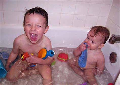 When the lesson is over, fill 'em up for a playful water fight! Libby's Little Loves: Bath time!