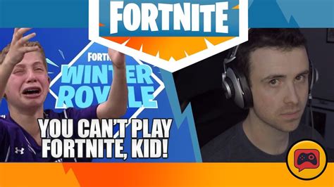 The fortnite age restriction is currently set at around 12 years of age, meaning official classification boards like pegi have rigorously played in the uk, the esrb granted fortnite a t for teen rating but refused to rate online interactions due to outside modifiers like unmoderated voice or text chat. Fortnite News | DrLupo's "Toxic" Clips and Apology, EPIC ...