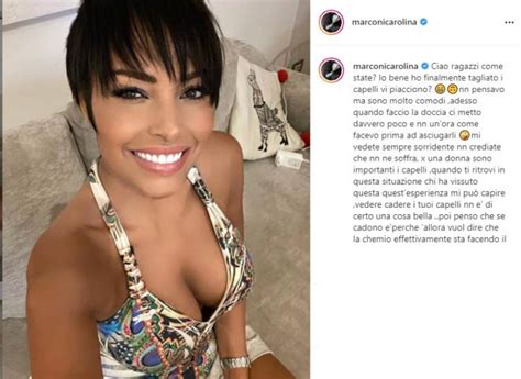 Carolina marconi è tornata a parlare della sua malattia, condividendo sui social il suo percorso verso la carolina marconi, la bellissima showgirl venezuelana ed ex concorrente del grande fratello. Carolina Marconi positiva contro il tumore: le parole dell ...