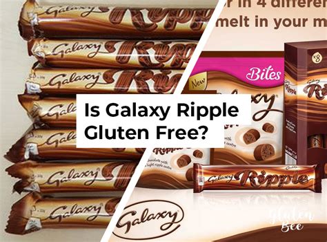 Galaxy ripple chocolate is the perfect way to enjoy your favourite chocolate. Is Galaxy Ripple Gluten Free? - GlutenBee
