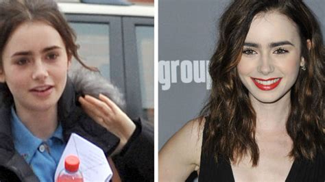 I know i've made her kind of grumpy than she is in the photo rfs. Lily Collins ungeschminkt schöner als mit Make-up ...