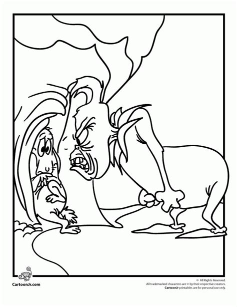 The grinch is an evil green creature covered from head to toe with shaggy wool. Grinch Full Body Coloring Pages - Coloring Home