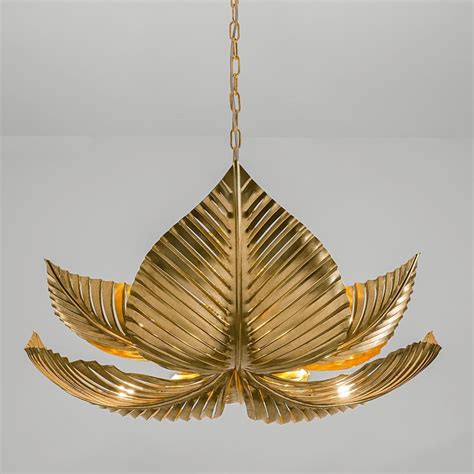 At litecraft we have stylish chandeliers, pendant lighting or flush & semi flush lights for your home. Palm Leaves Pendant Light | Chairish | Ceiling lights ...