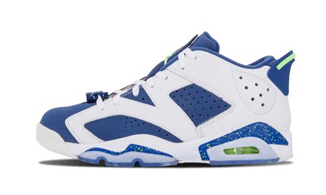 Leaving the hardwood for the tropics, nike jordan exudes an air of cali cool by adding a palm tree pattern across the uppers of this air jordan 1 low. The Daily Jordan: Air Jordan 6 Low "Insignia Blue" - Air ...