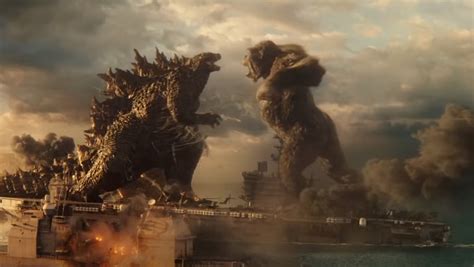 Legends collide in godzilla vs. GODZILLA VS. KONG Square Off in Monster-Bashing First ...