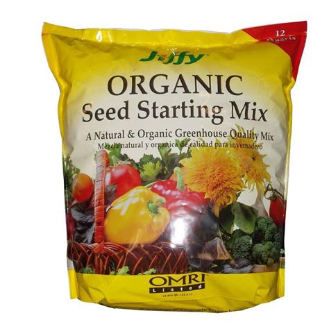 Maybe you would like to learn more about one of these? Jiffy 12 Qt. Organic Seed Starting Mix-G312 - The Home ...