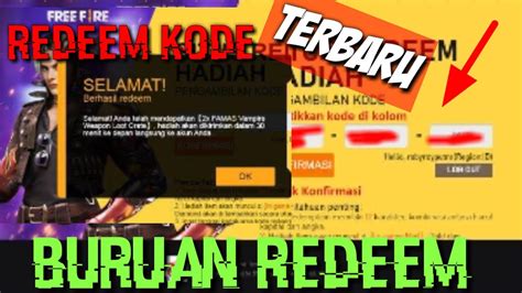 Redemption code has 12 characters, consisting of capital letters and numbers. Kode Redeem free fire | Resmi garena | Kode Redeem ff 2020 ...