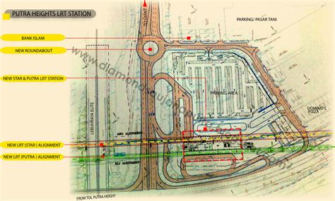 Getting to this lrt station is easy. .: Putra Heights LRT Station ..2014