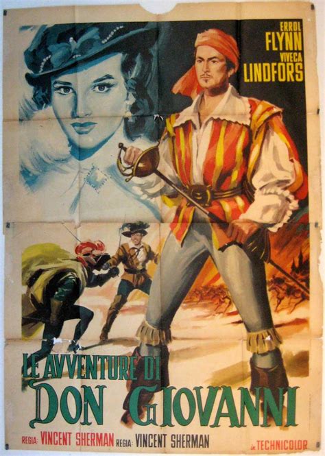 Roger goes overboard when he is presented with several amorous opportunities. THE ADVENTURES OF DON JUAN MOVIE POSTER/AVVENTURE DI DON ...