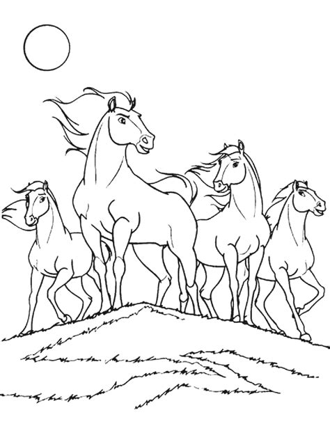 Select from 35418 printable coloring pages of cartoons, animals, nature. Spirit - Spirit Kids Coloring Pages