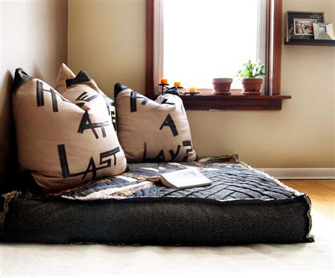 Posted on february 20, 2014 by cherie. Custom Organic Buckwheat Oversized Floor Cushion - Eclectic - Living Room - chicago - by SOLO ...