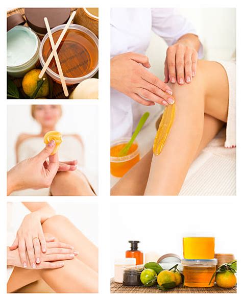 It's applied to any area that has unwanted hair and is then removed in the direction of the hair growth. Sugaring Hair Removal Stock Photos, Pictures & Royalty ...