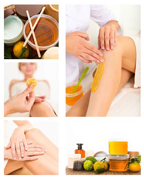 Sugar wax is the natural remedy to remove hair. Sugaring Hair Removal Stock Photos, Pictures & Royalty ...