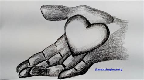 How to draw Love on Hand step by step tutorial || Pencil ... Drawing the big sur cliffs in my sketchbook.