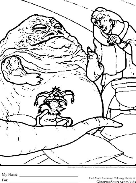 Brothers in arms they fight for good, albeit sometimes reluctantly. Star Wars Coloring Pages Jabba The Hutt | Coloring pages ...