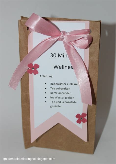 Vor einiger zeit durfte ich für eine kundin 3 stück „30 minuten wellness taschen anfertigen. 30 Minuten Wellness Text Zum Ausdrucken - Doris Wars 15 ...