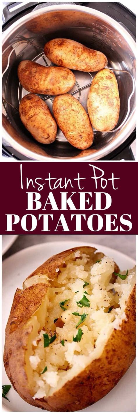 There is no 'press test' to determine. Instant Pot Baked Potatoes Recipe - perfectly fluffy ...