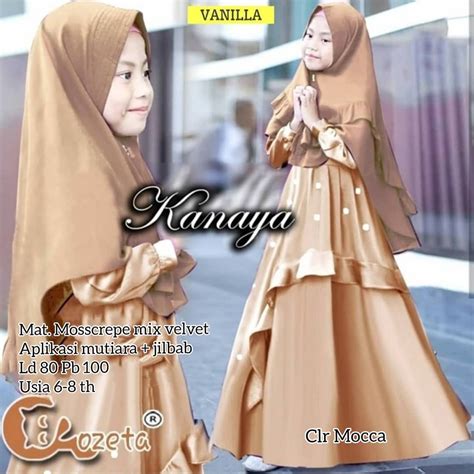 Gamis kaftan gaun baju muslim anak anak perempuan tutu tile bordir organza impor princess umur 3 4 5 6 7 8 9 10 11 12 tahun cantik. Model Gaun Anak Umur 8Tahun : Si Kecil Tampil Imut Dan ...