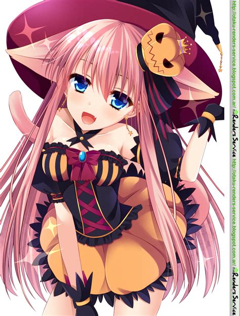 Halloween Neko Girl Hyper Kawaiii Nyan Render | ORS Anime Renders