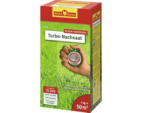 Das produkt soll wie ein dünger wirken, ohne einer zu sein. Rasensamen WOLF-Garten Nachsaat Turbo, 1 kg / 50 m² jetzt ...