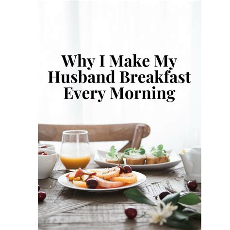 Check spelling or type a new query. Why I Make My Husband Breakfast Every Morning | Early ...