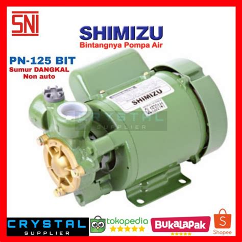 Cek saja, yuk, harga pompa air shimizu pada ulasan berikut ini! POMPA AIR SHIMIZU PN-125 BIT / PN125BIT Sumur Dangkal ...