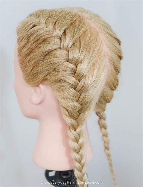 You're weaving three strands together to create the plait. French Braid For Beginners - Everyday Hair inspiration - FRENCH BRAIDS
