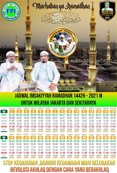 Ppdb jakarta 2021 rencananya akan dibuka pada 7 juni 2021 mendatang. Jadwal Imsakiyah Ramadhan 1442 H/2021 Untuk Wilayah DKI ...