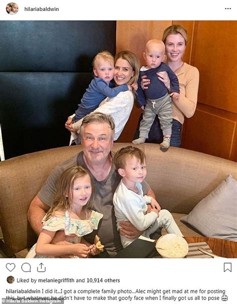 Alec baldwin was seen strolling with his wife, hilaria, and kids, carmen and rafael, in la on friday, amid allegations he stole his famous donald trump impersonation. Hilaria Baldwin shares complete family photo as she jokes ...