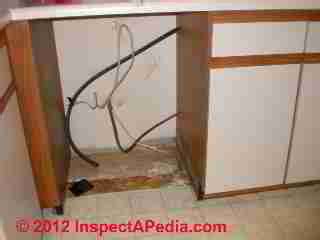 They can occur within the ceilings, behind the walls, underground, and the visible pipes as well. Mold Contaminated Kitchen or Bathroom Cabinets